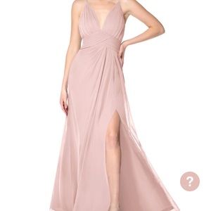 Beautiful Chiffon Dusty Rose Bridesmaid Dress